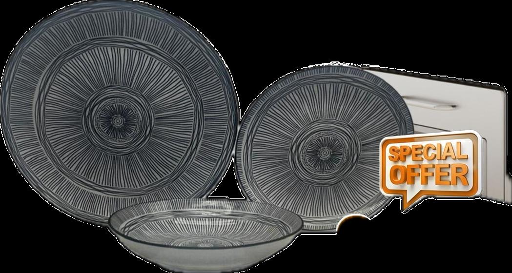 Im Trading Dinner Set 18PC Premium Porcelain